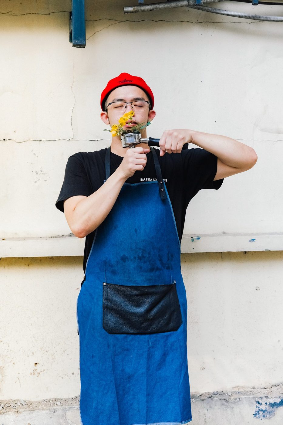 Opening month; staff portraits, plant interiors, early styled drinks