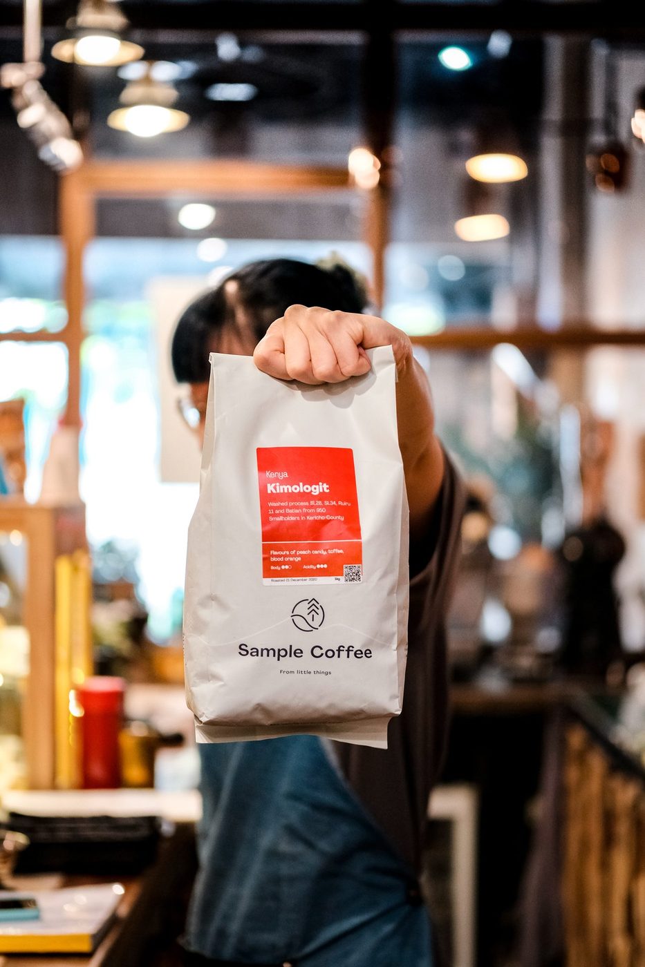 Tết / Lunar New Year; Sample Coffee bag lineups, chrysanthemums