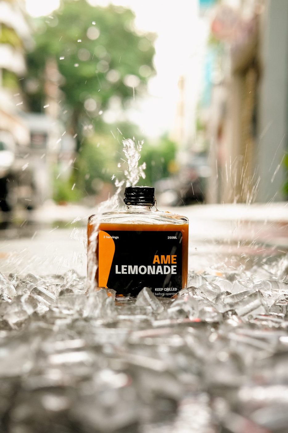 Bottle Series launch; studio product photography, branded lineup
