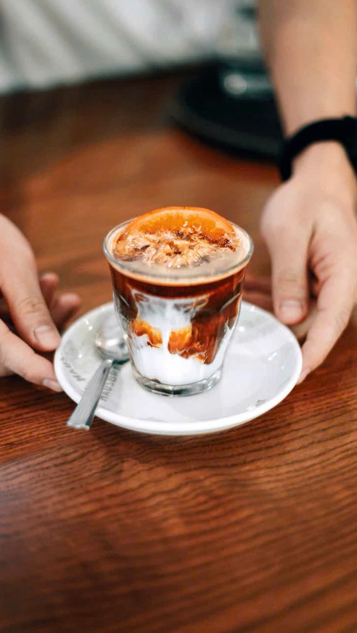Candied Orange Latte
